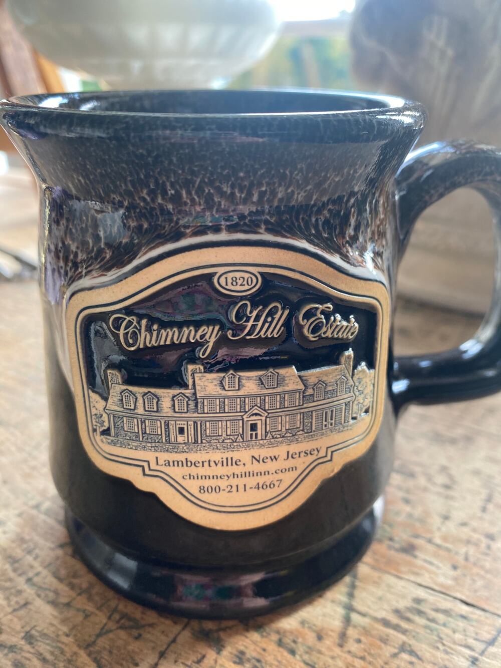 Chimney Hill Estate Deneen Pottery Mug Lambertville, NJ 2013